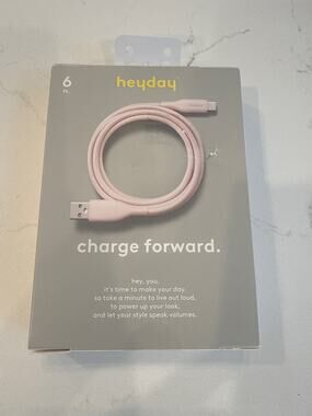 heyday soft touch charging cable